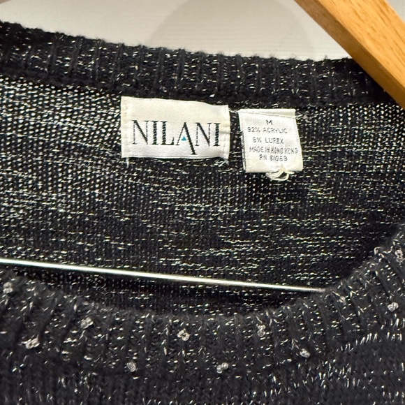 Nilani Vintage Beaded Knit Sweater & Pencil Skirt Set (Size M) - Picture 8 of 12